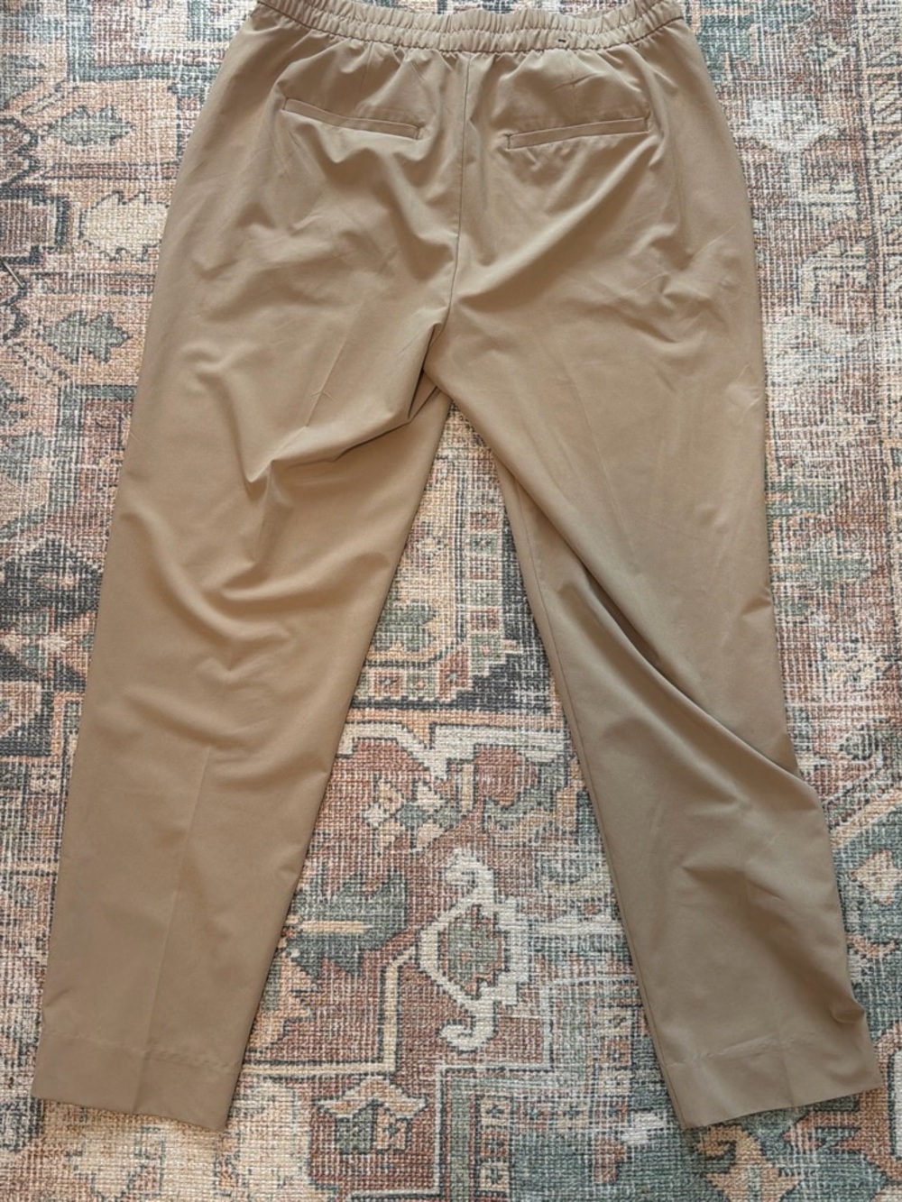 Women’s Banana Republic Casual Stretch Chino Cropped Pants — Tan - Picture 2 of 5